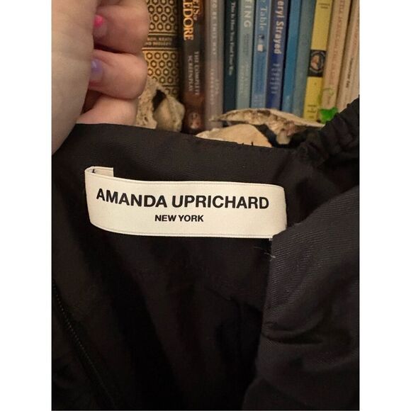 Amanda Uprichard x Revolve Skylark Mini Dress in Black Size Medium - Picture 4 of 7